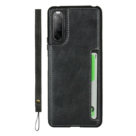 Funda para Sony Xperia 10 II Soporte para tarjetas y colgante
