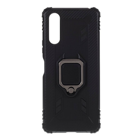 Funda de fibra de carbono y anillo del Sony Xperia 10 II