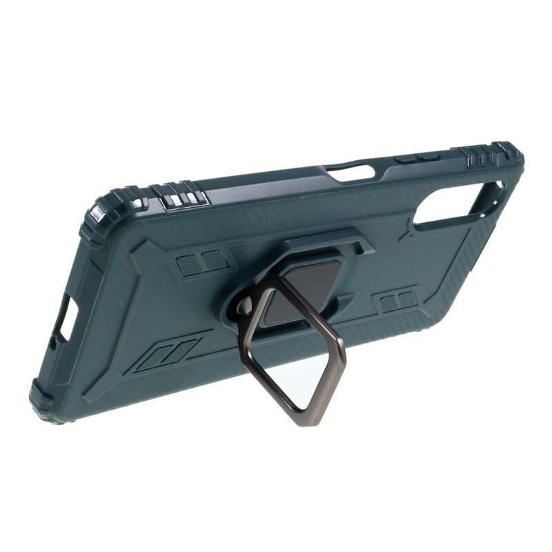 Funda de fibra de carbono y anillo del Sony Xperia 10 II