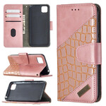 Funda clásica de piel de cocodrilo para el Huawei Y5p