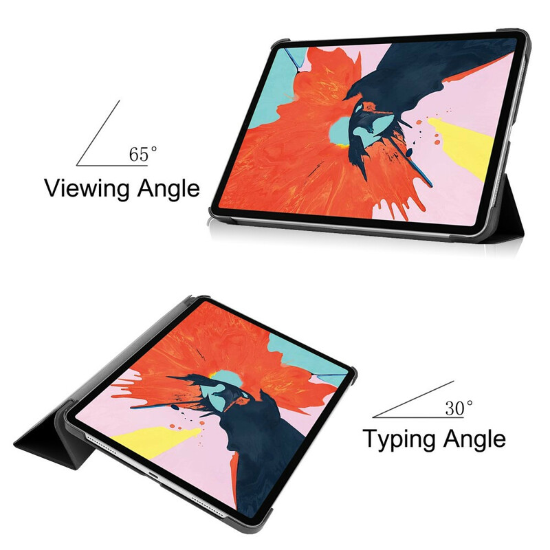 Funda inteligente iPad Air 10.9" (2020) de cuero estilo lichi