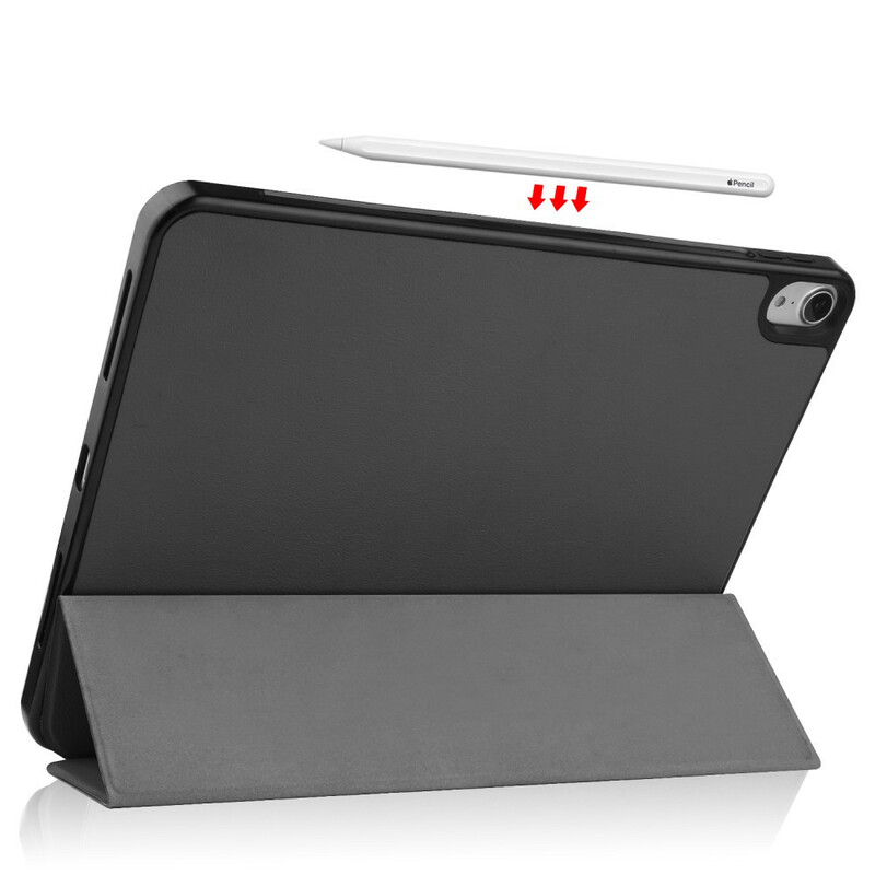 Smart Funda iPad Air 10.9" (2020) Funda de cuero estilo lichi con stylus