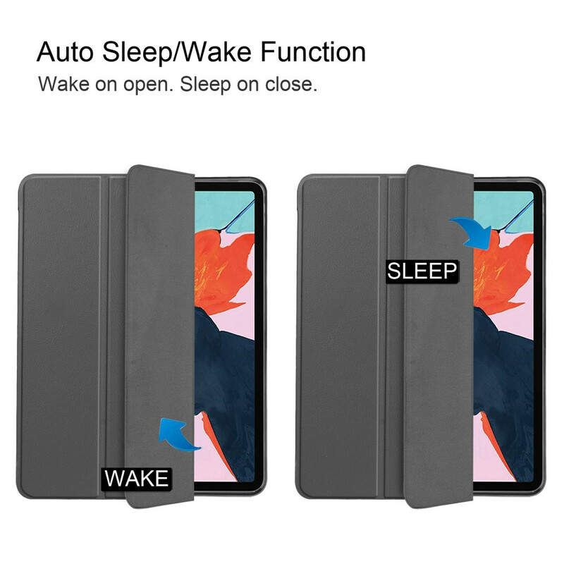 Smart Funda iPad Air 10.9" (2020) Funda de cuero estilo lichi con stylus