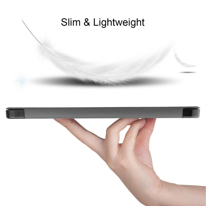 Smart Funda iPad Air 10.9" (2020) Funda de cuero estilo lichi con stylus