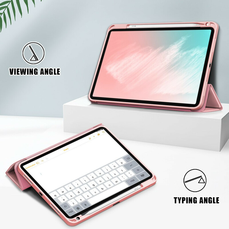 Funda Smart Funda para iPad Air 10.9" (2020) en polipiel y con stylus