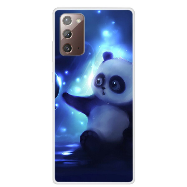 Tapa del Samsung Galaxy Note 20 Panda en el espacio