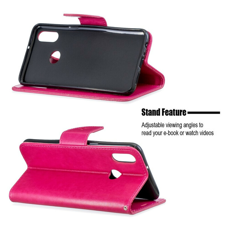 Funda Samsung Galaxy A10s Las mariposas en vuelo con colgante