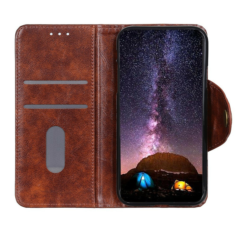 Samsung Galaxy S20 FE Funda de piel sintética brillante KHAZNEH