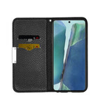 Flip Cover Samsung Galaxy Note 20 Leatherette Ultra Chic