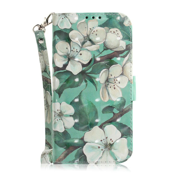 Funda Samsung Galaxy A31 con colgante de flor