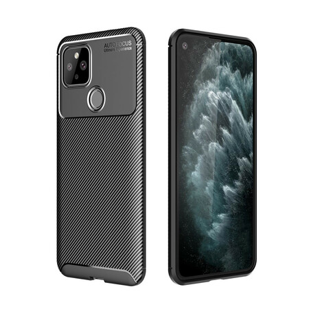 Google Pixel 5 Soft Shell textura de fibra de carbono