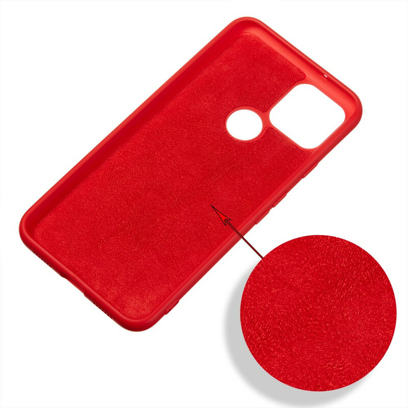 Funda del Google Pixel 5 con diseño de silicona líquida