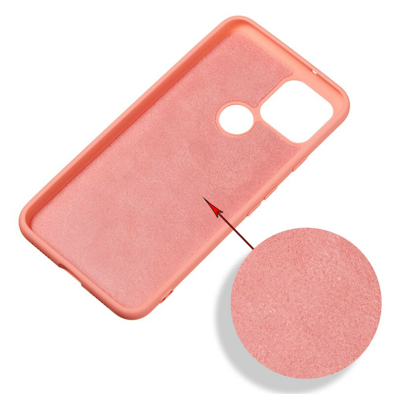 Funda del Google Pixel 5 con diseño de silicona líquida