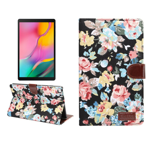 Housse Samsung Galaxy Tab A 8.0 (2019) Roses Texture Tissu