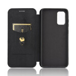 Flip Cover Samsung Galaxy S20 FE Fibra de Carbono