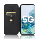 Flip Cover Samsung Galaxy S20 FE Fibra de Carbono