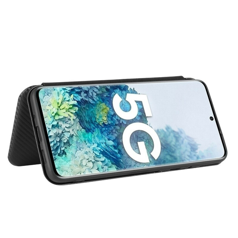 Flip Cover Samsung Galaxy S20 FE Fibra de Carbono