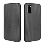 Flip Cover Samsung Galaxy S20 FE Fibra de Carbono