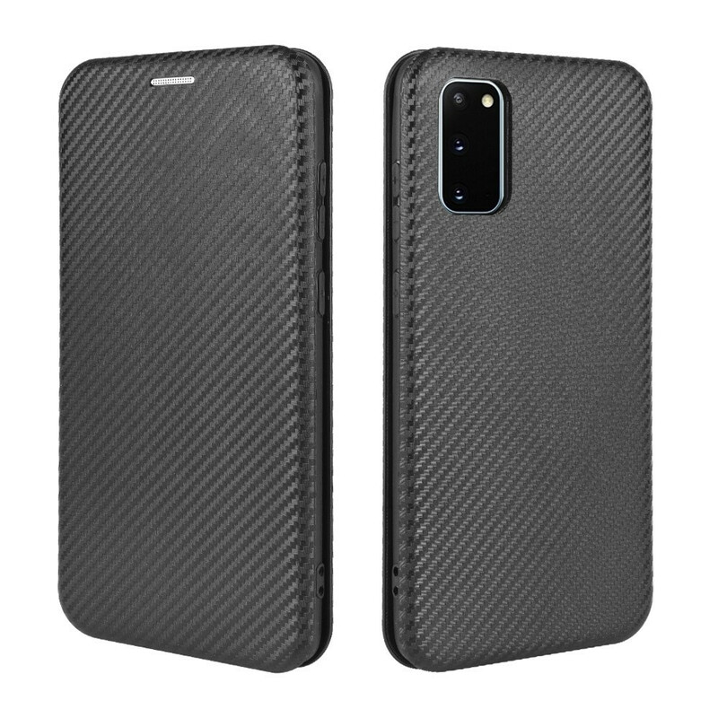 Flip Cover Samsung Galaxy S20 FE Fibra de Carbono