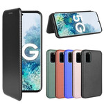 Flip Cover Samsung Galaxy S20 FE Fibra de Carbono