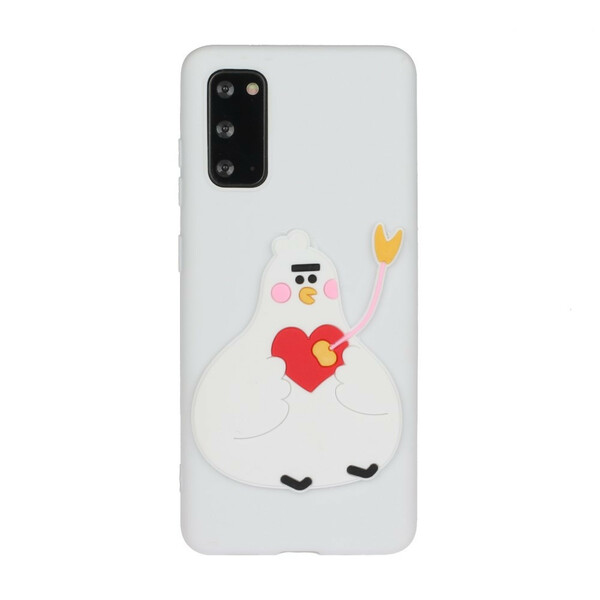 Funda Samsung Galaxy S20 Love Chicken