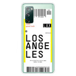 Samsung Galaxy S20 FE Funda Tarjeta de embarque a Los Ángeles