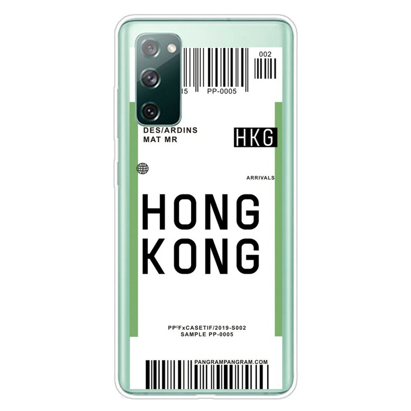 Tarjeta de embarque del iPhone 12 Pro Max a Hong Kong