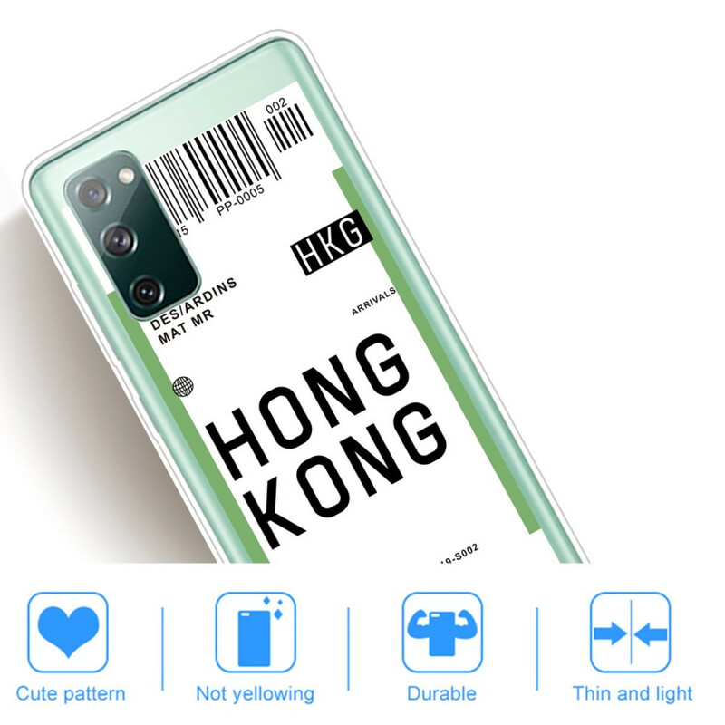 Tarjeta de embarque del iPhone 12 Pro Max a Hong Kong