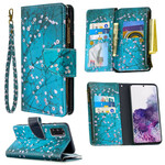 Funda para Samsung Galaxy S20 con bolsillo con cremallera