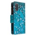 Funda Samsung Galaxy S20 con bolsillo de cremallera