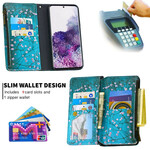 Funda Samsung Galaxy S20 con bolsillo de cremallera