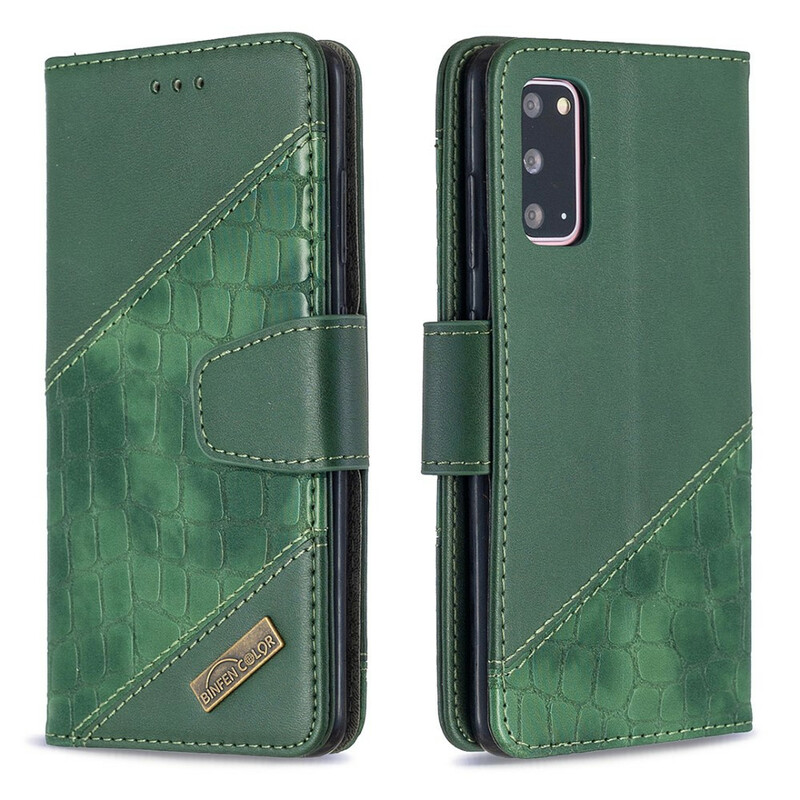 Funda de piel de cocodrilo para Samsung Galaxy S20 Classic