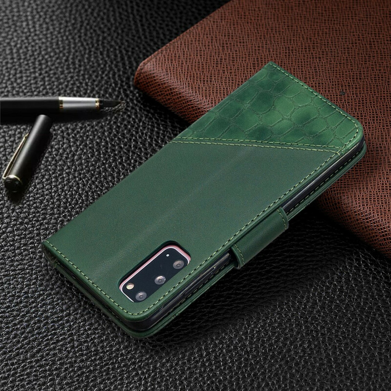 Funda de piel de cocodrilo para Samsung Galaxy S20 Classic