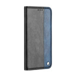 Funda abatible Samsung Galaxy S20 Ultra Efecto Cuero de dos tonos