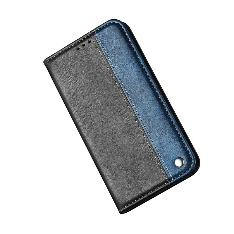 Funda abatible Samsung Galaxy S20 Ultra Efecto Cuero de dos tonos