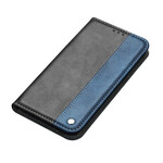 Funda abatible Samsung Galaxy S20 Ultra Efecto Cuero de dos tonos