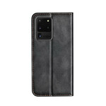 Funda abatible Samsung Galaxy S20 Ultra Efecto Cuero de dos tonos