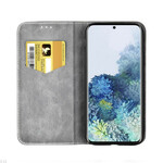 Funda abatible Samsung Galaxy S20 Ultra Efecto Cuero de dos tonos