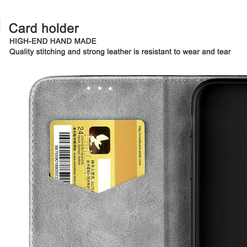 Funda abatible Samsung Galaxy S20 Ultra Efecto Cuero de dos tonos