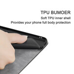 Funda abatible Samsung Galaxy S20 Ultra Efecto Cuero de dos tonos
