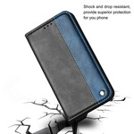 Funda abatible Samsung Galaxy S20 Ultra Efecto Cuero de dos tonos