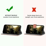 Funda abatible Samsung Galaxy S20 Ultra Efecto Cuero de dos tonos