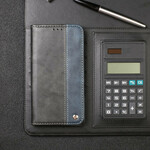 Funda abatible Samsung Galaxy S20 Ultra Efecto Cuero de dos tonos