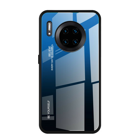 Huawei Mate 30 Pro Funda de cristal templado Sé tú mismo