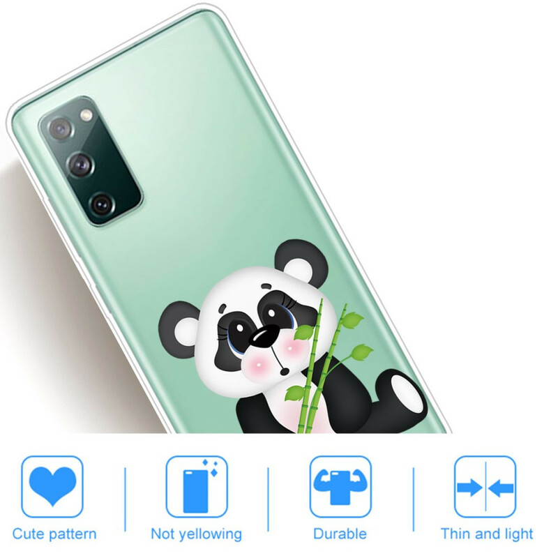 Samsung Galaxy S20 FE Funda Transparente Panda Triste