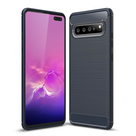 Funda de fibra de carbono cepillada para el Samsung Galaxy S10 5G