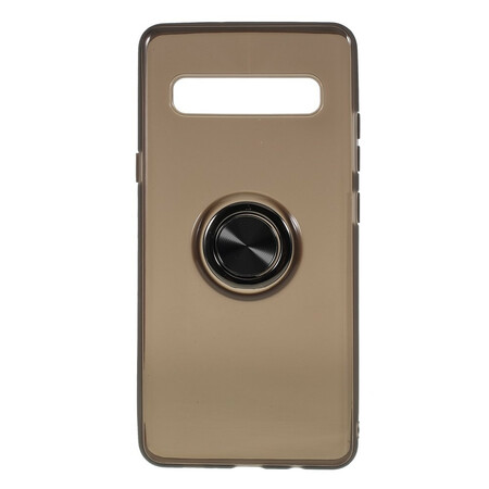 Samsung Galaxy S10 5G Clear Funda Anillo de metal