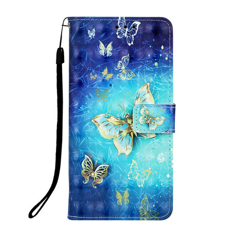 Funda de mariposa dorada para el Samsung Galaxy S10 5G