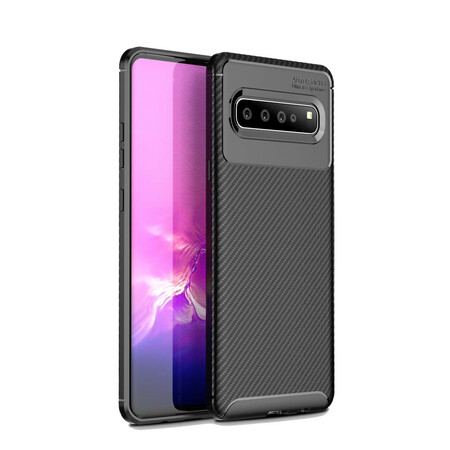 Funda de textura de fibra de carbono para el Samsung Galaxy S10 5G