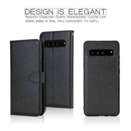 Funda de piel desmontable para Samsung Galaxy S10 5G
